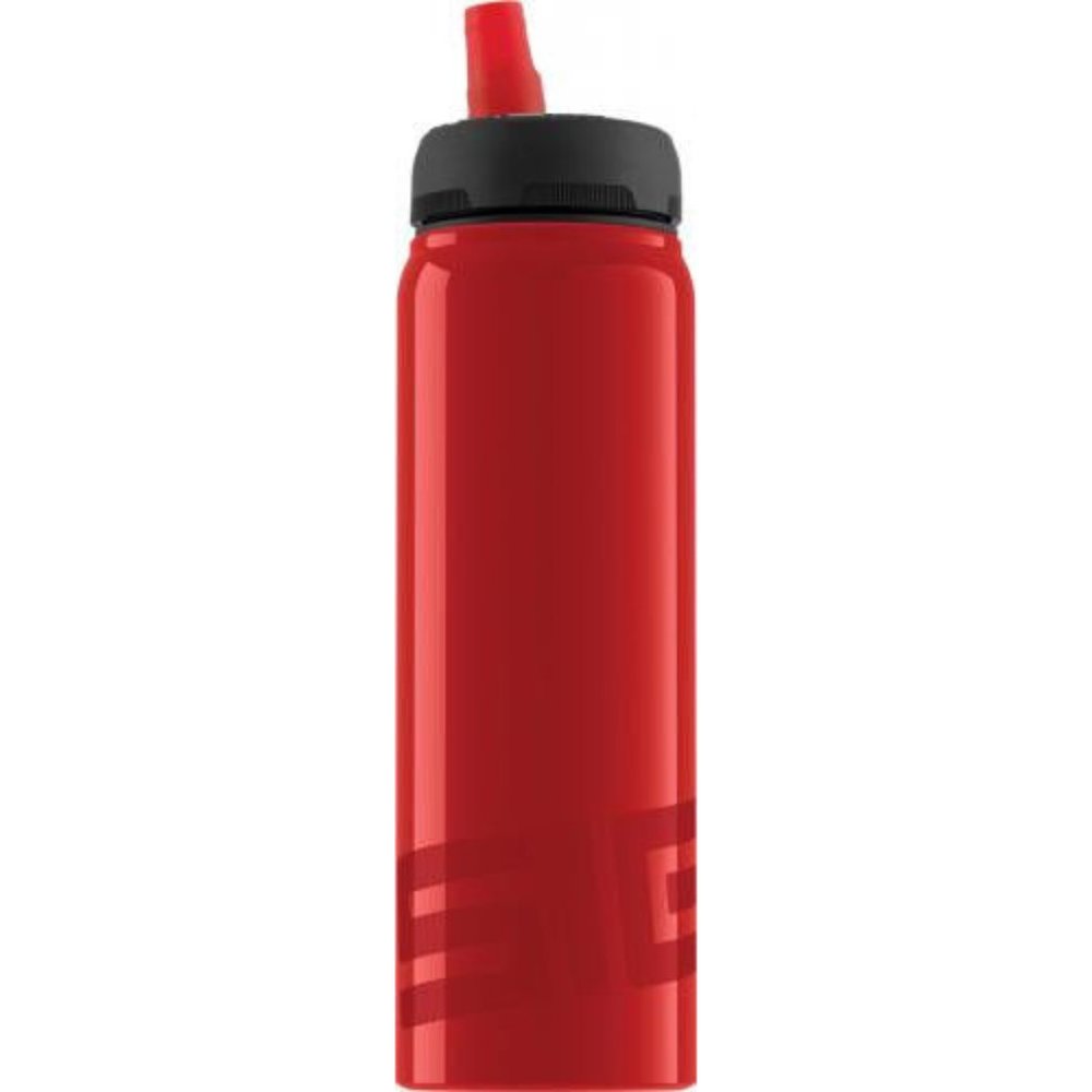 NWT- SIGG .75l Wide Mouth Bottle w/Straw, Red